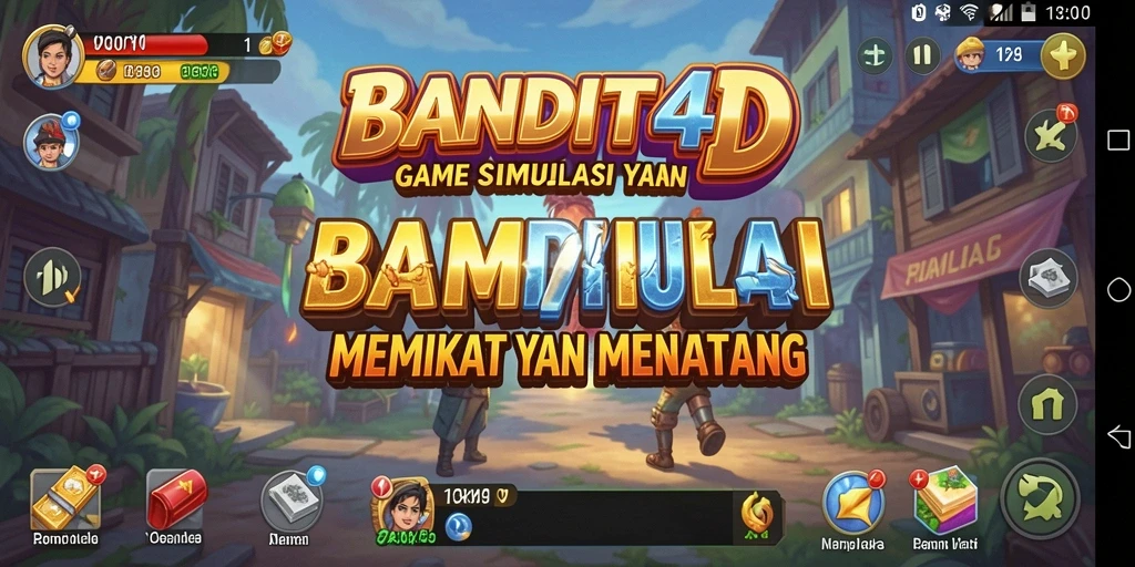 Tampilan menarik permainan slot di BANDIT4D dengan banyak pilihan tema.