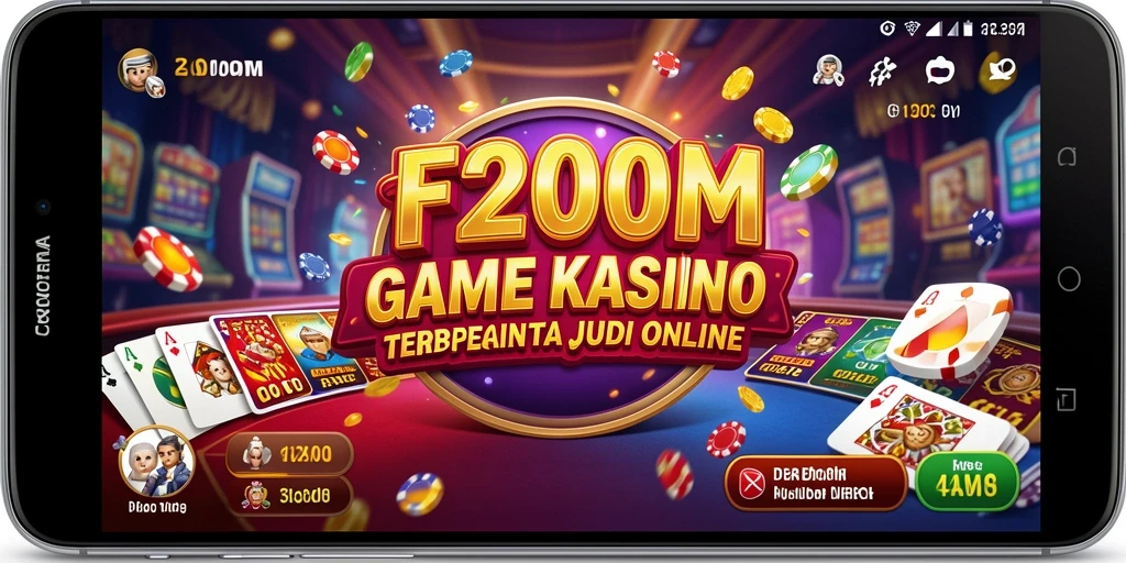 Tampilan menarik dari gameplay kasino yang seru di F200M.