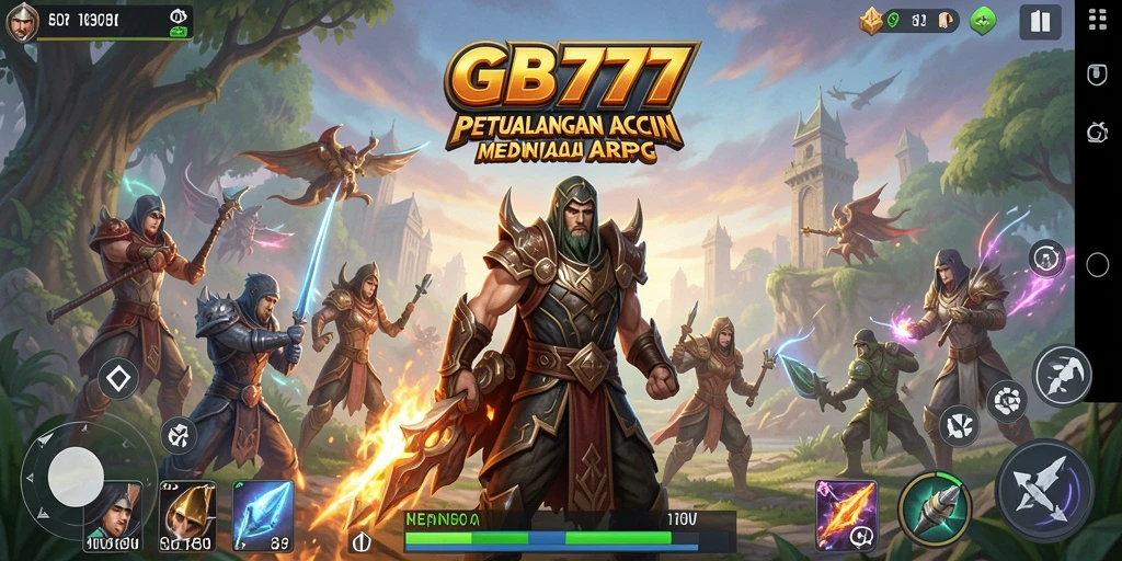 Gameplay menarik GB777 yang menampilkan pertarungan seru dalam dunia fantasi.