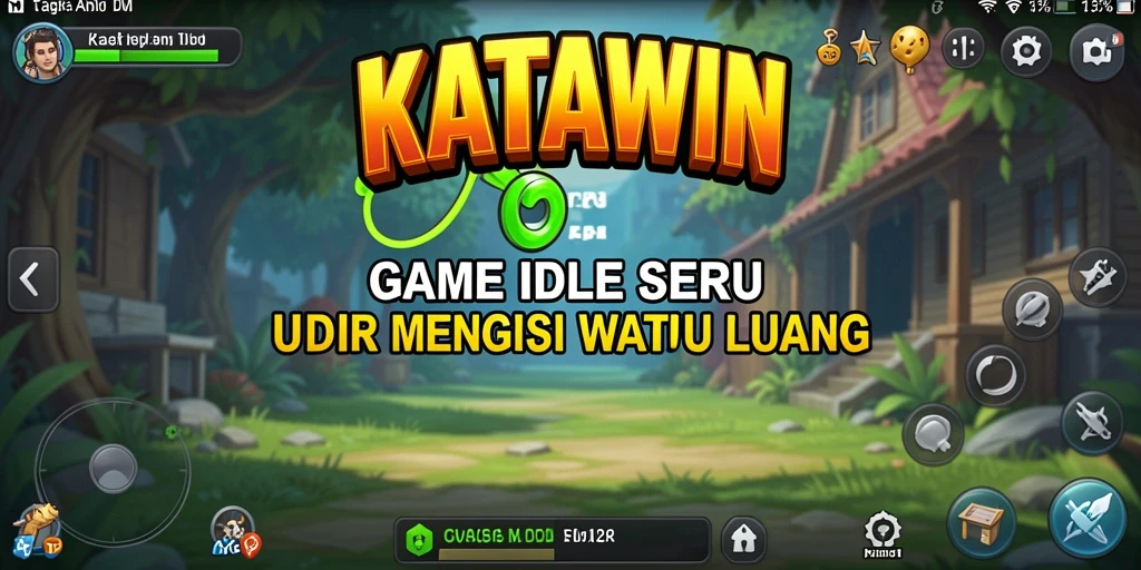 Tampilan gameplay KATAWIN yang menarik dan menghibur.