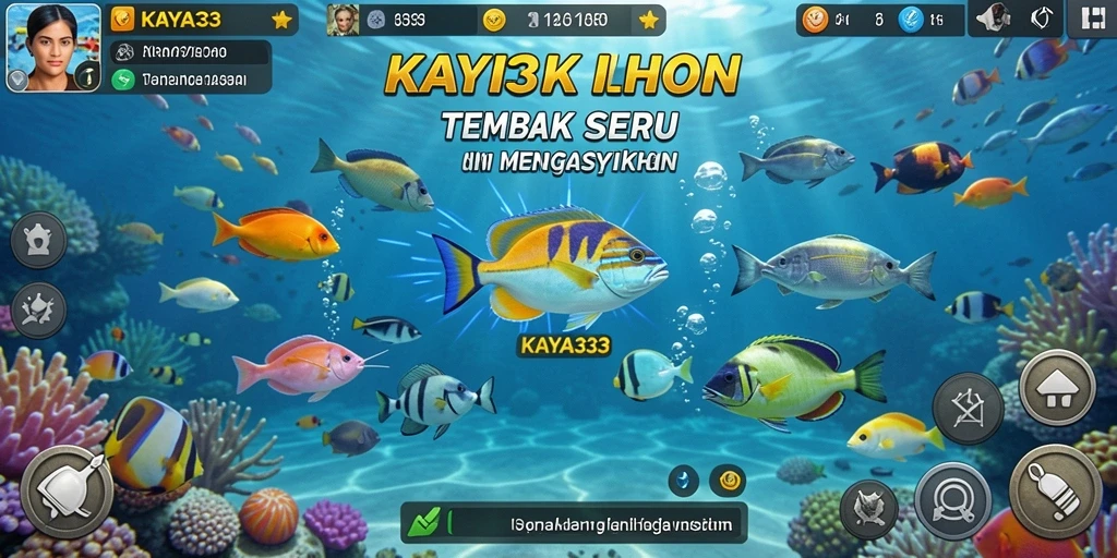 Gameplay seru dalam KAYA33 saat berburu ikan.