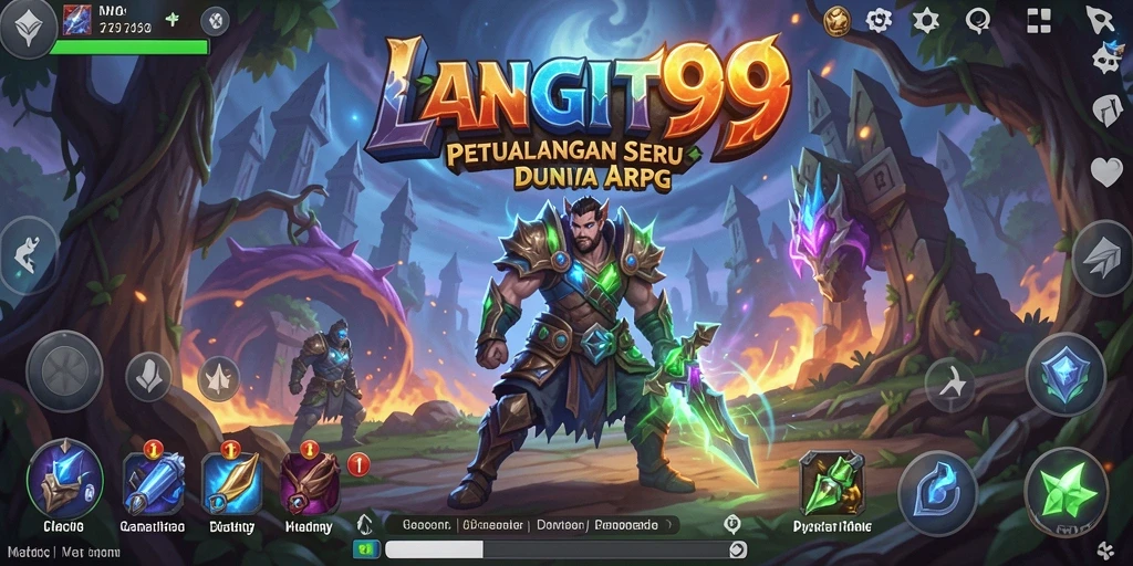 Tampilan gameplay seru dalam LANGIT99 dengan aksi mendebarkan.