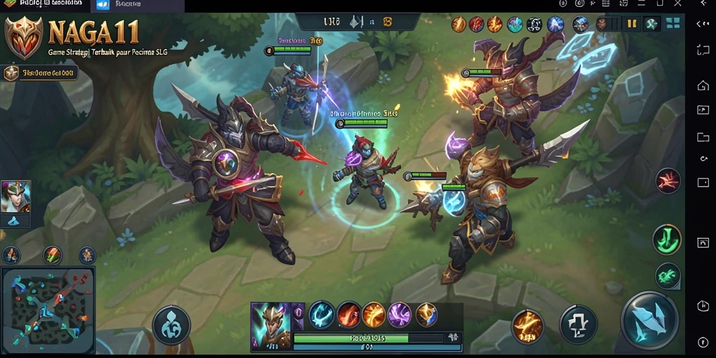 Tampilan gameplay NAGA11 menampilkan strategi yang mendalam dan pertempuran epik.