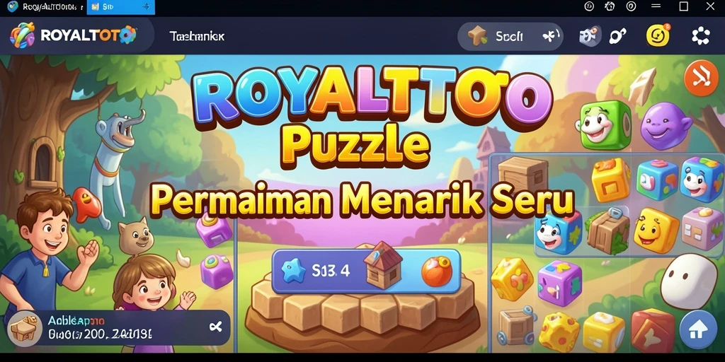 Tampilan gameplay ROYALTOTO yang penuh warna dan mengasyikkan.