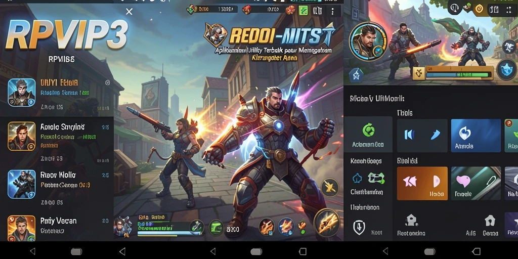 Tampilan utama RPVIP3 yang menampilkan analisis kinerja perangkat secara real-time.