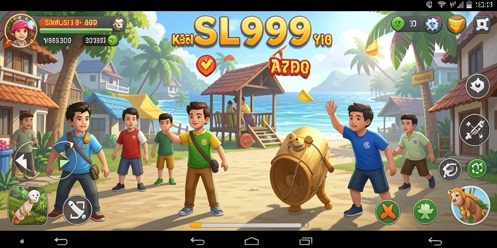 Tampilan gameplay SL999 menunjukkan pengalaman simulasi yang mendalam dan interaktif.