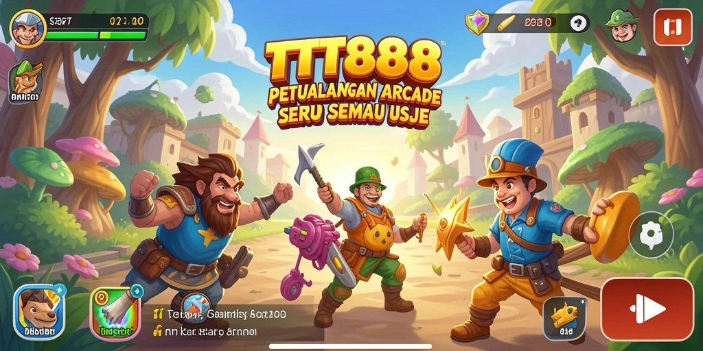 Tampilan gameplay seru dalam TTT888 dengan berbagai level tantangan.